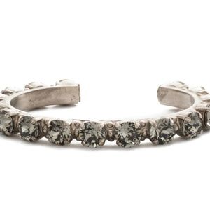 Sorrelli Riveting Romance Cuff Bracelet - Clear Crystal